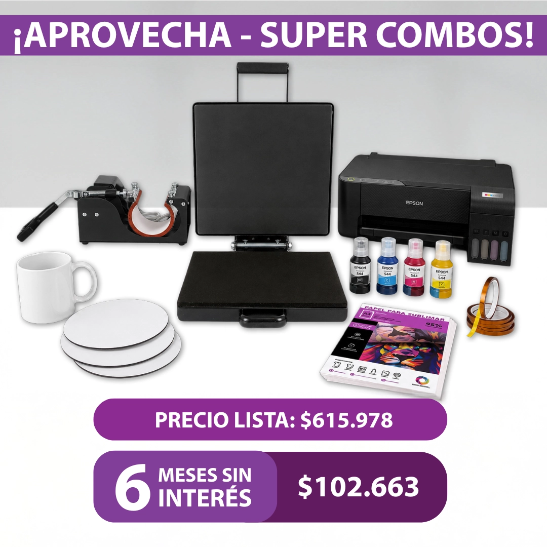 Combo 4 - Kit Inicial de Sublimación A4